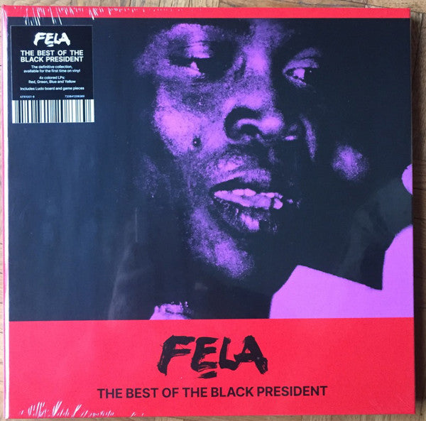 Fela Kuti – The Best Of The Black President (Red / Green / Blue / Yellow LPs) - new vinyl