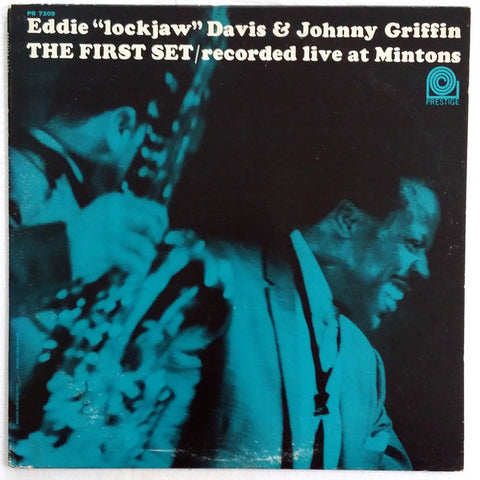 Eddie "Lockjaw" Davis & Johnny Griffin – The First Set/Recorded Live At Mintons (70s - USA - VG+) - USED vinyl