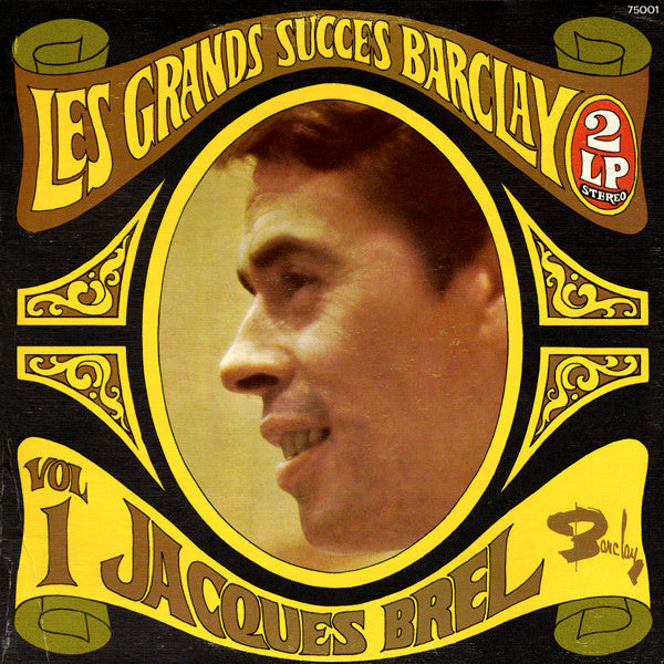 Jacques Brel – Les Grands Succès Barclay Vol 1 (Canada - VG+) - USED vinyl