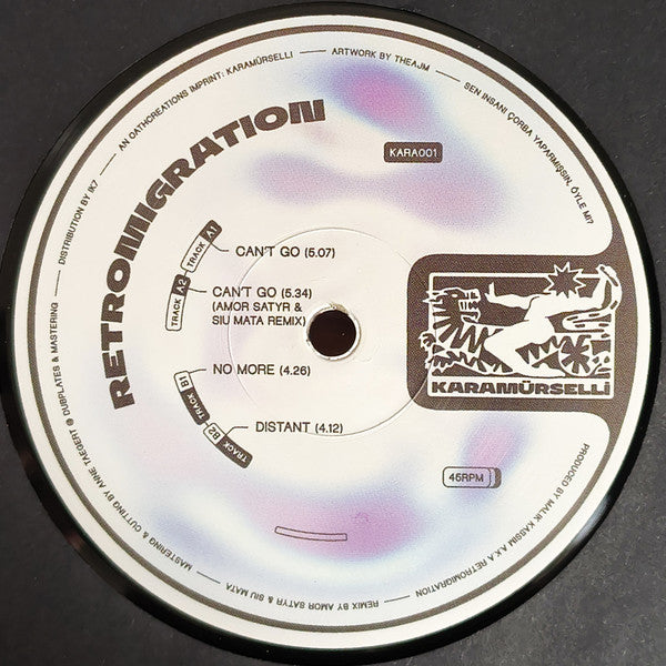Retromigration - Can't Go (12" EP) - new vinyl