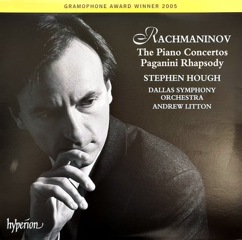 Stephen Hough plays Rachmaninov – The Piano Concertos, Paganini Rhapsody - new vinyl