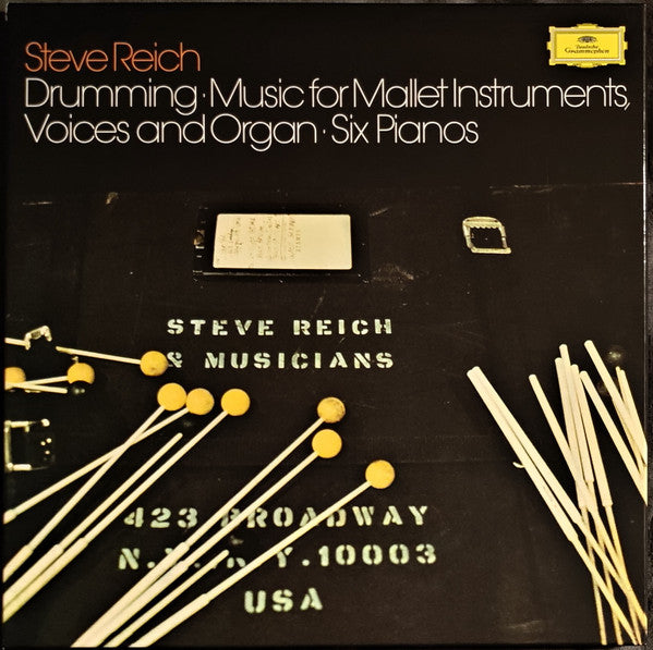 Steve Reich – Drumming / Music For Mallet Instruments, Voices And Organ / Six Pianos - new vinyl