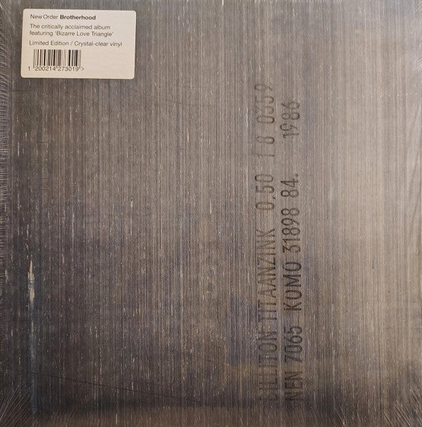 New Order – Brotherhood - new vinyl