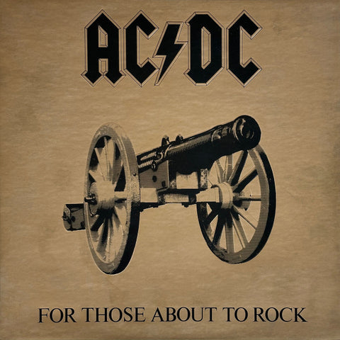 AC/DC – For Those About To Rock (We Salute You) (CAN - 1981 - CAN) - USED vinyl