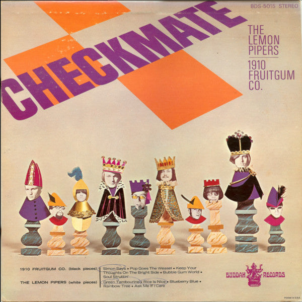 The Lemon Pipers / 1910 Fruitgum Co. – Checkmate (1968 - USA - VG+) - USED vinyl