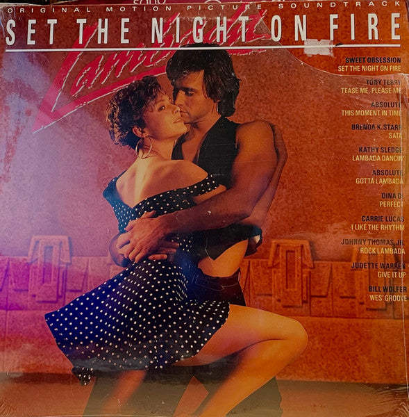 Various – Lambada: Set The Night On Fire - Original Motion Picture Soundtrack (1990 - CAN - M) - USED vinyl