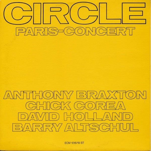 Circle – Paris Concert (1972 - USA - VG) - USED vinyl
