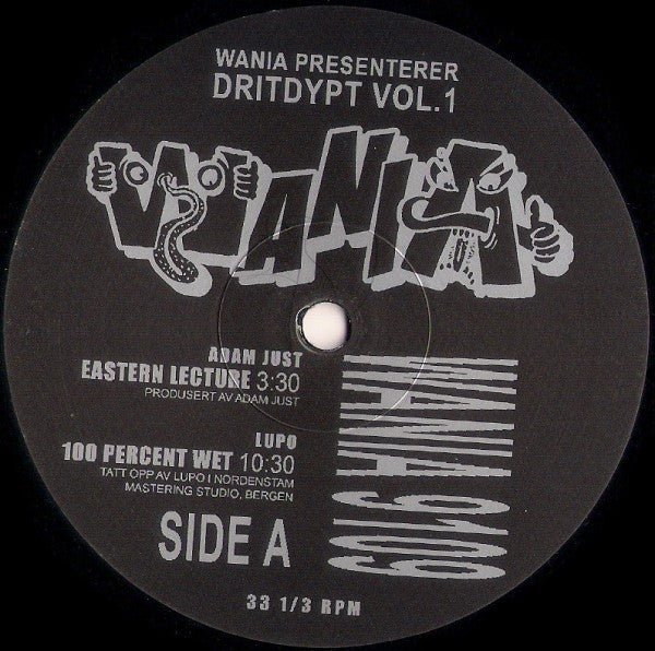 Various – Wania Presenterer Dritdypt Vol. 1 (2013 - Norway - G+) - USED vinyl