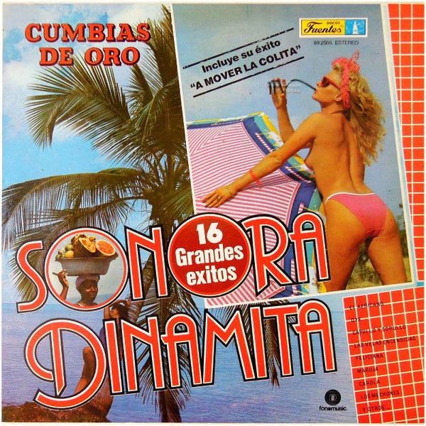 La Sonora Dinamita – Cumbias De Oro-16 Grandes Exitos (1987 - SPA - M) - USED vinyl