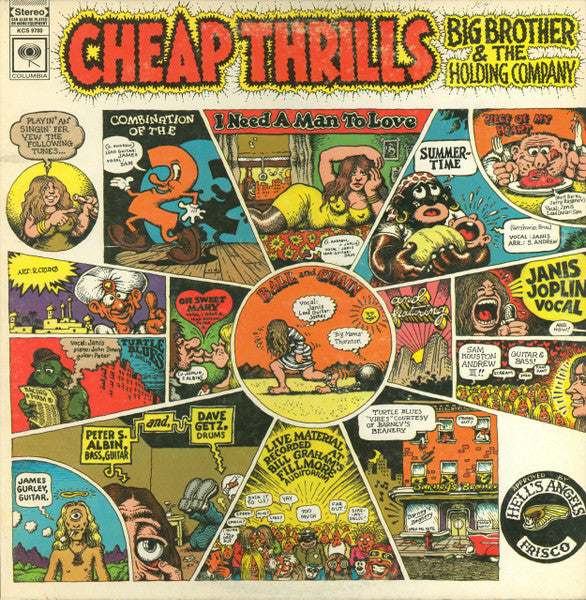 Big Brother & The Holding Company – Cheap Thrills (1968 - US - VG) - USED vinyl