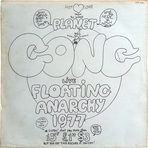 Planet Gong – Live Floating Anarchy 1977 (1978 - FRA - VG) - USED vinyl
