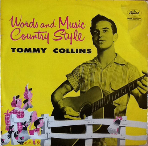 Tommy Collins – Words And Music Country Style (1957 - USA - VG) - USED vinyl