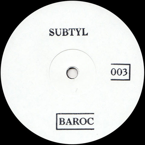 Subtyl – Untitled (2014 - GER - VG) - USED vinyl