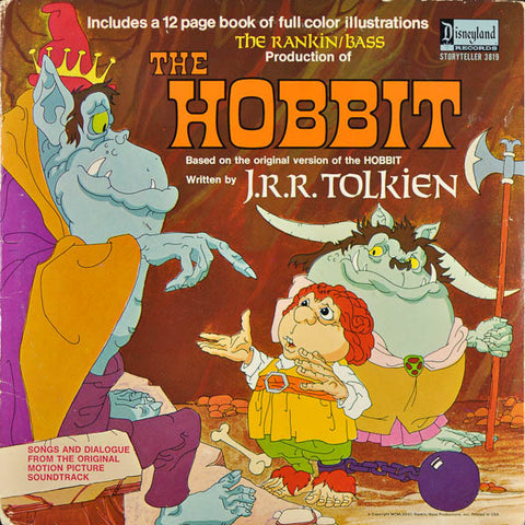Rankin / Bass – The Hobbit - The Original Motion Picture Soundtrack (1977 - USA - VG) - USED vinyl