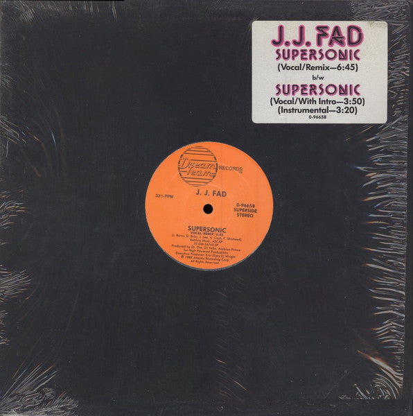 J.J. Fad – Supersonic (1988 - USA - VG) - USED vinyl
