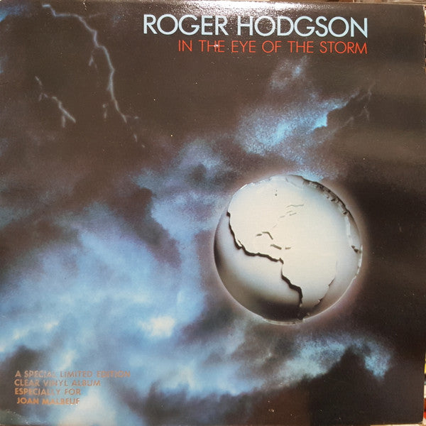 Roger Hodgson – In The Eye Of The Storm (1984 - CAN - VG+) - USED vinyl