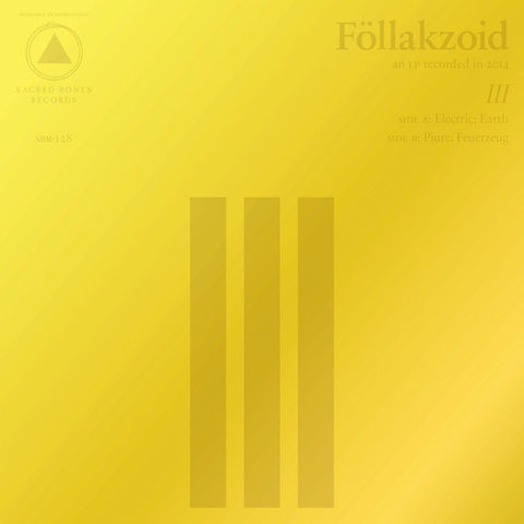 Follakzoid – III (2015 - USA - VG) - USED vinyl