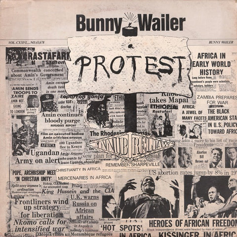 Bunny Wailer - Protest (1977 - UK - Near Mint) - USED vinyl