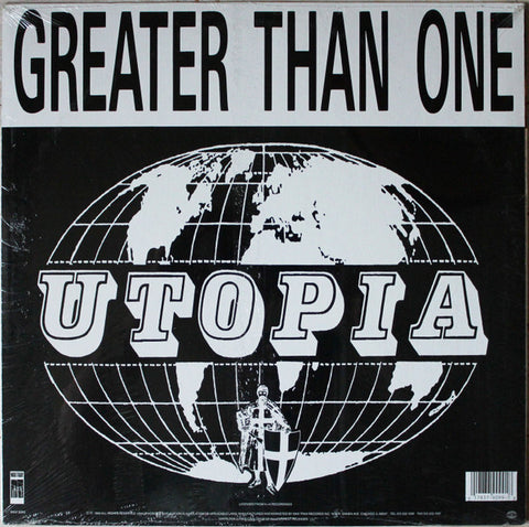 Greater Than One – Utopia (1989 - USA - VG+) - USED vinyl