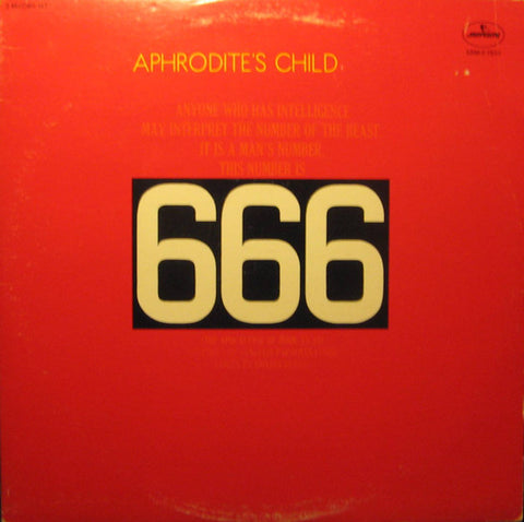 Aphrodite's Child – 666 (CAN - 70's Reissue - VG+) - USED vinyl