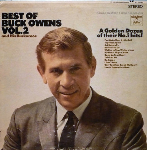 Buck Owens And His Buckaroos – The Best Of Buck Owens Vol. 2 (1968 - CAN - MINT) - USED vinyl