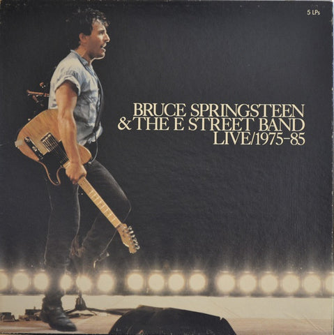 Bruce Springsteen & The E-Street Band Live/1975-85 (1986 - Canada - 5LP - VG+) - USED vinyl