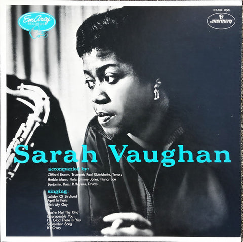 Sarah Vaughan – Sarah Vaughan (1967 - JAPAN - Near Mint) - USED vinyl