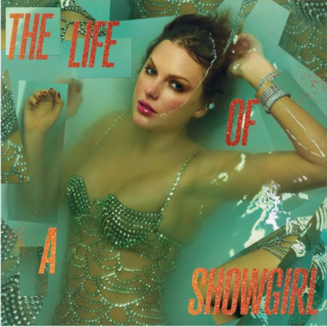Taylor Swift - The Life of a Showgirl (sweat & vanilla perfume orange w/gold glitter_ new vinyl