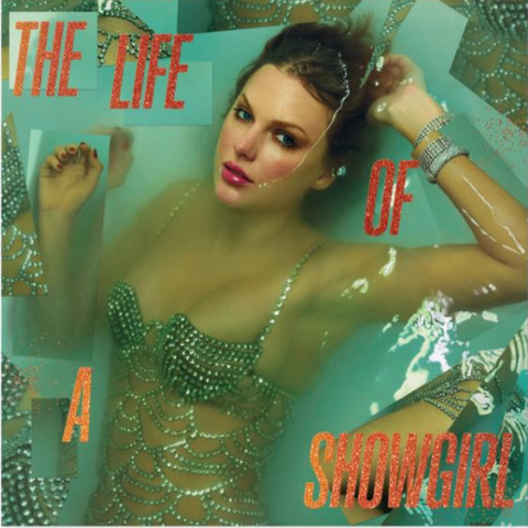 Taylor Swift - The Life of a Showgirl (sweat & vanilla perfume orange w/gold glitter_ new vinyl