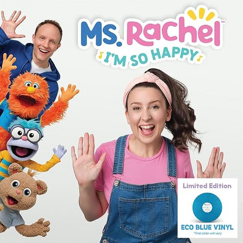 Ms. Rachel - I'm So Happy (eco blue vinyl) - new vinyl
