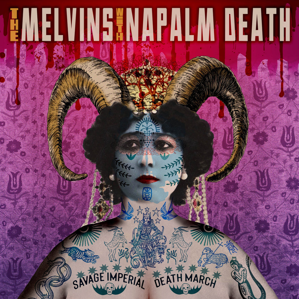 Melvins with Napalm Death Savage - Imperial Death March - new vinyl