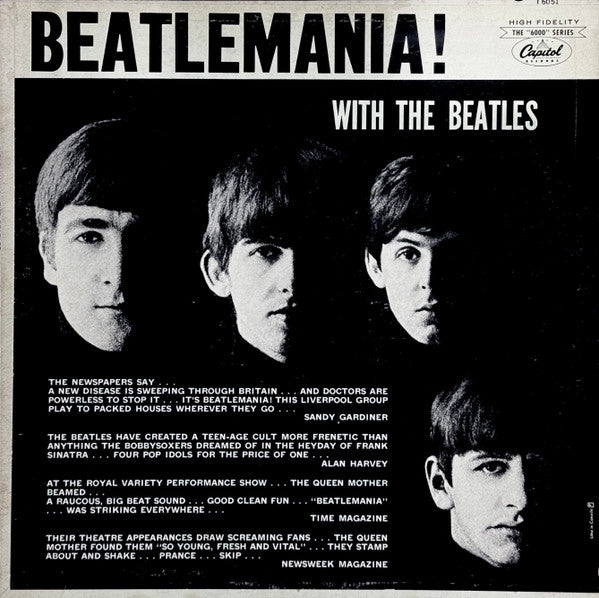 The Beatles – Beatlemania! With The Beatles (CAN - 1963 - RAINBOW MONO - VG) - USED vinyl