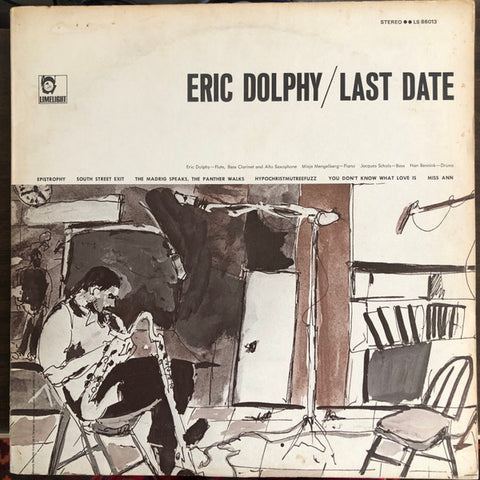 Eric Dolphy - Last Date (USA - 1968 - VG+) - USED vinyl