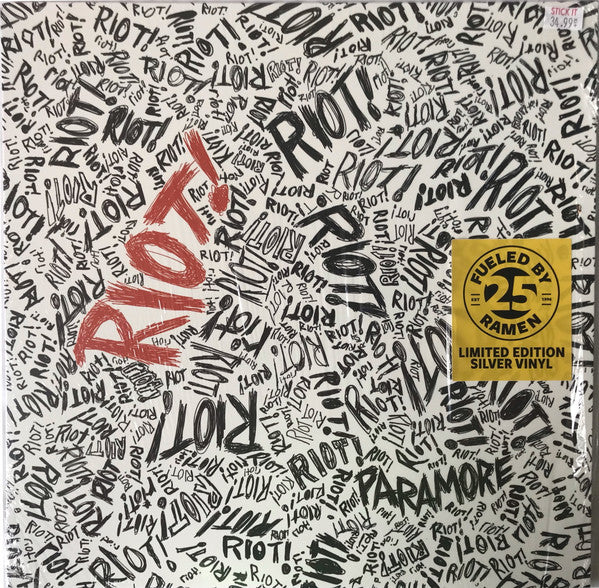 Paramore – Riot! (LTD Silver Edition) - new vinyl