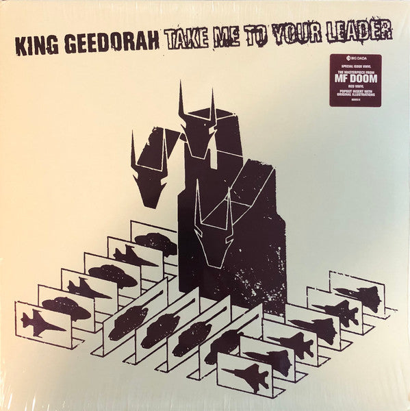 King Geedorah – Take Me To Your Leader (UK - 2016 - SPECIAL EDITION RED - NM) - USED vinyl