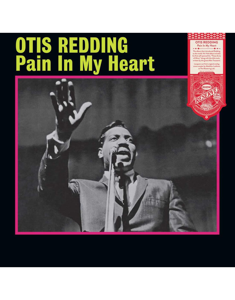Otis Redding – Pain In My Heart (Remastered Rhino Edition Vinyl) - new vinyl
