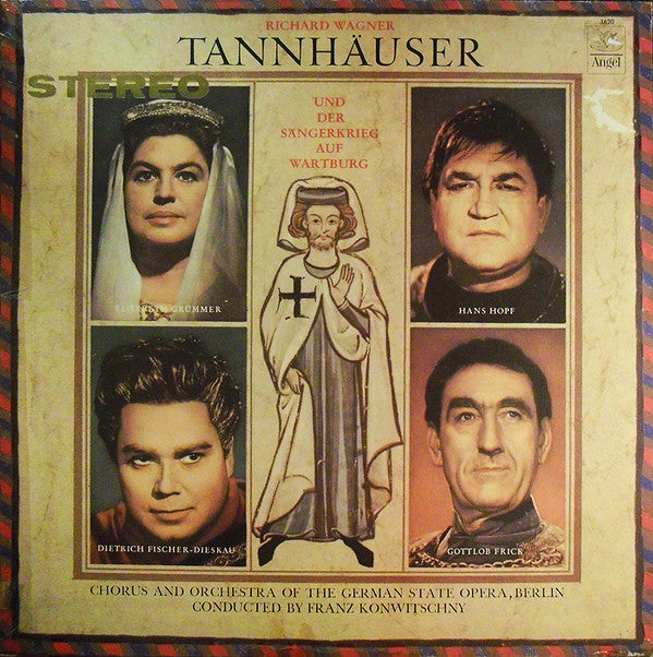 Richard Wagner - Conducted By Franz Konwitschny - Tannhäuser (Und Der Sängerkrieg Auf Wartburg) (1962 - Canada - VG+) - USED vinyl