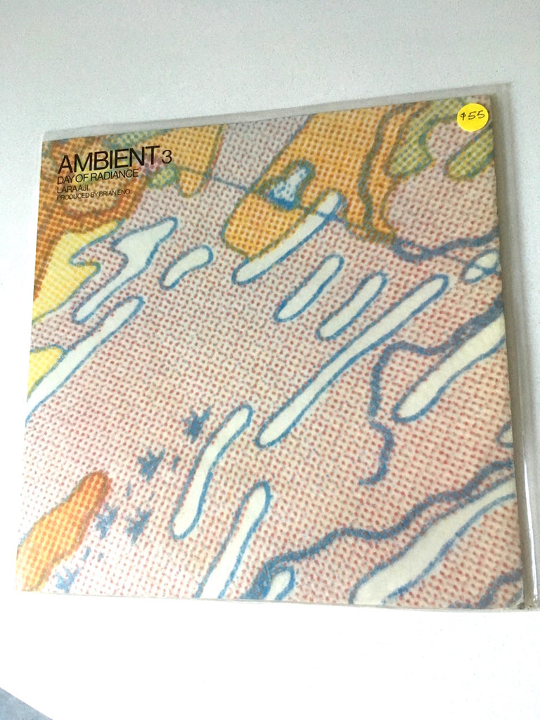 LARAAJI, produced by BRIAN ENO - Ambient 3, Day of Radiance - Édition Japonais / Japanese pressing, used LP
