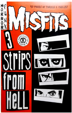 Marc Roy The Misfits: 3 Strips From Hell (Limited Edition) - comic book