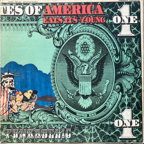 Funkadelic - America Eats Its Young (1972 US Press - VG++) - USED VINYL