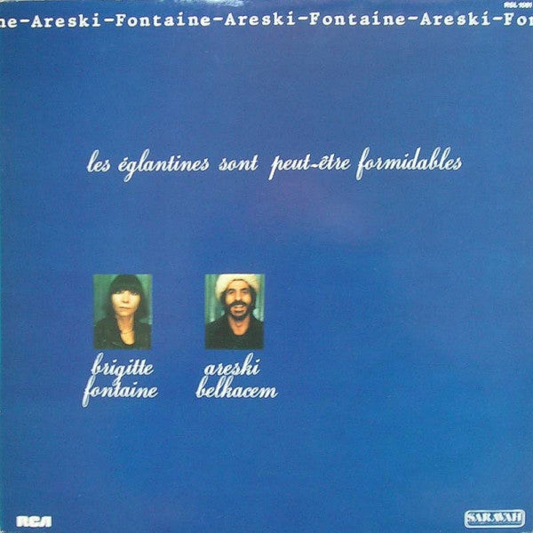 Brigitte Fontaine - Areski Belkacem – Les Églantines Sont Peut-Être Formidables (1980 - France - VG+) - USED vinyl