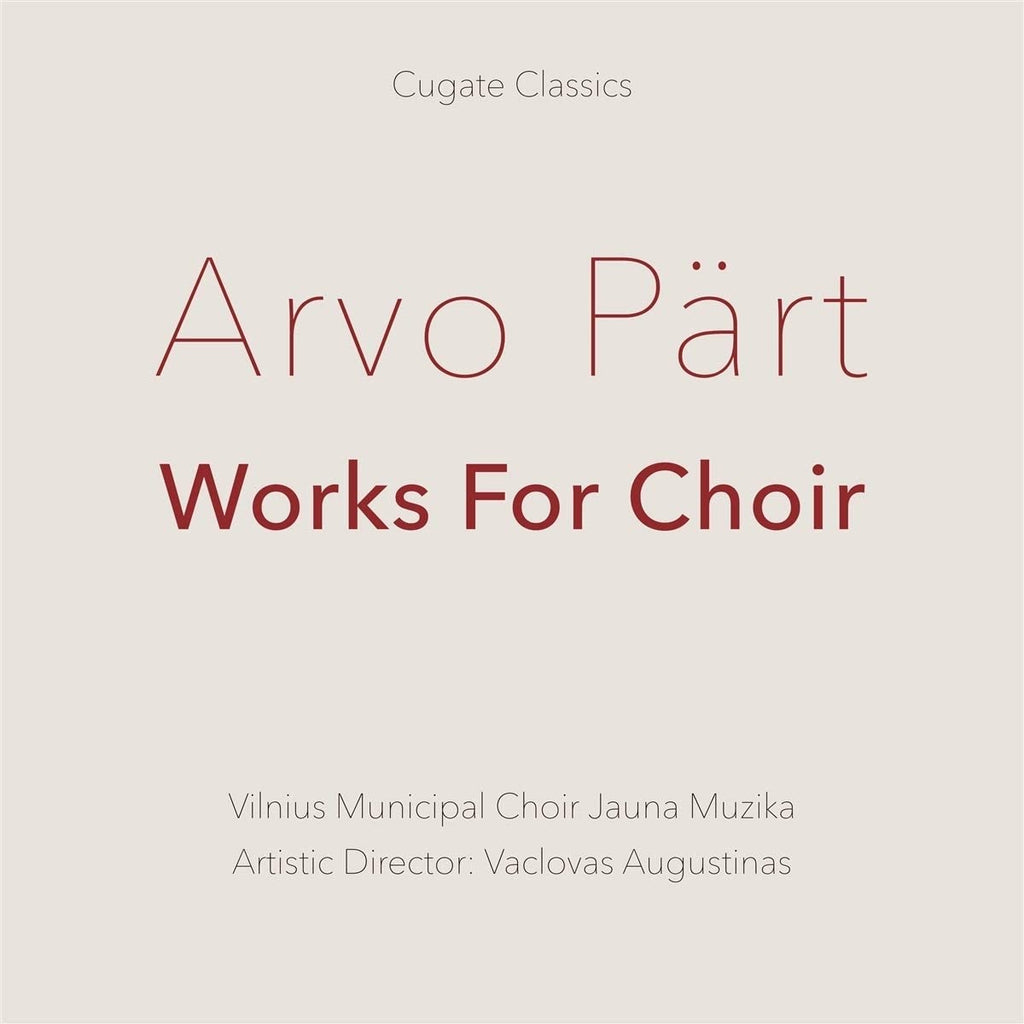 Arvo Part - Works For Choir - new vinyl