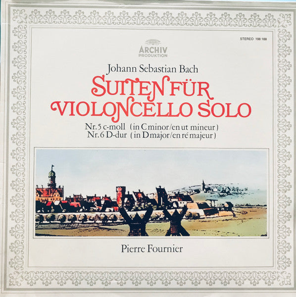 Johann Sebastian Bach - Pierre Fournier - Suitten Fur Violoncello Solo (70s - Germany - Near Mint) - USED vinyl