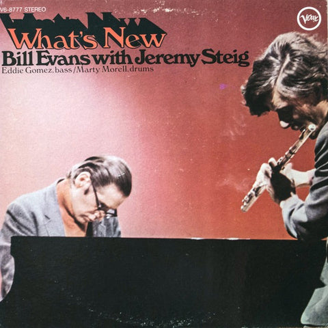 Bill Evans With Jeremy Steig - What's New (1969- USA - Near Mint) - USED vinyl