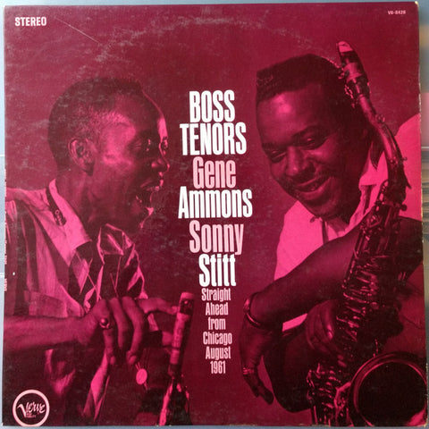 Gene Ammons - Sonny Stitt – Boss Tenors: Straight Ahead From Chicago August 1961 (1962 - USA - Mono - Near Mint) - USED vinyl