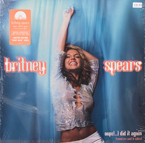 Britney Spears – Oops!...I Did It Again (Remixes And B-Sides - LTF Edition Blue Vinyl) - new vinyl