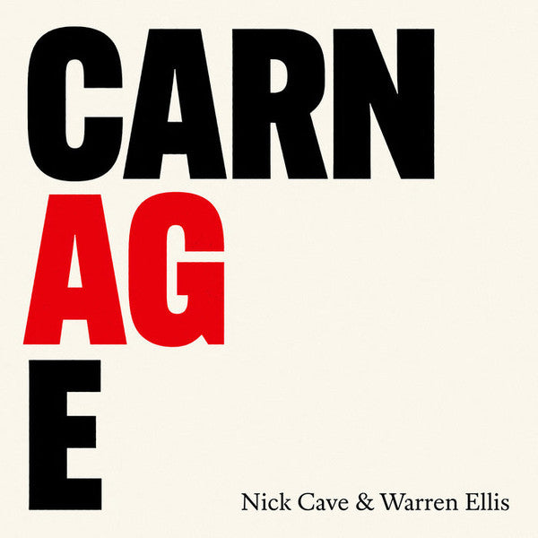 Nick Cave & Warren Ellis ‎– Carnage - new vinyl