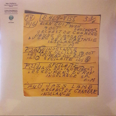 Mac Demarco – Here Comes The Cowboy Demos - new vinyl