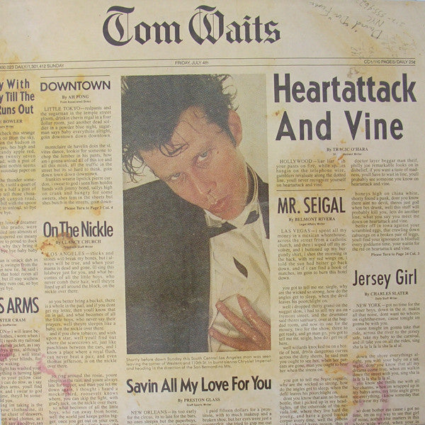 Tom Waits - Heartattack and Vine - new vinyl