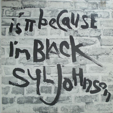 Syl Johnson ‎– Is It Because I'm Black - new vinyl